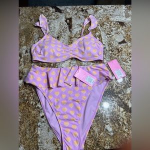 High waist bikini set
